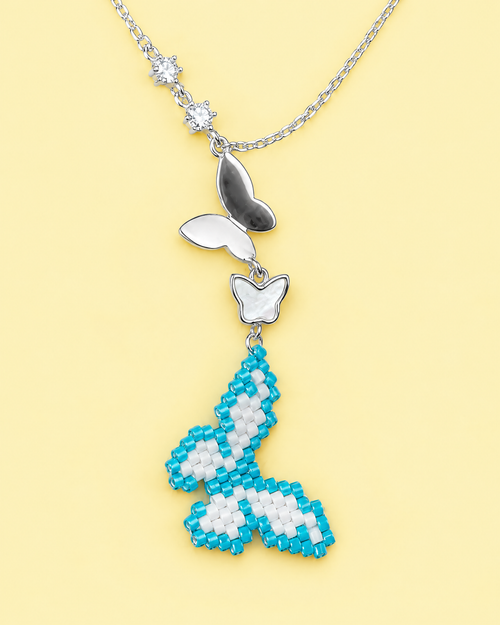 Turquoise Butterfly Pendant - product